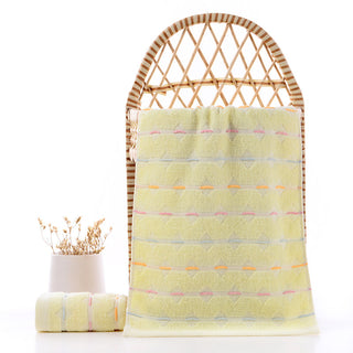 Buy yellow Bamboo Fiber Strawberry Towel Absorbs Water