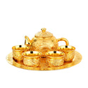 High Grade Gold Vintage Tea Wine Set