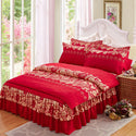 Bilateral bed skirt bedspread Simmons bed cover