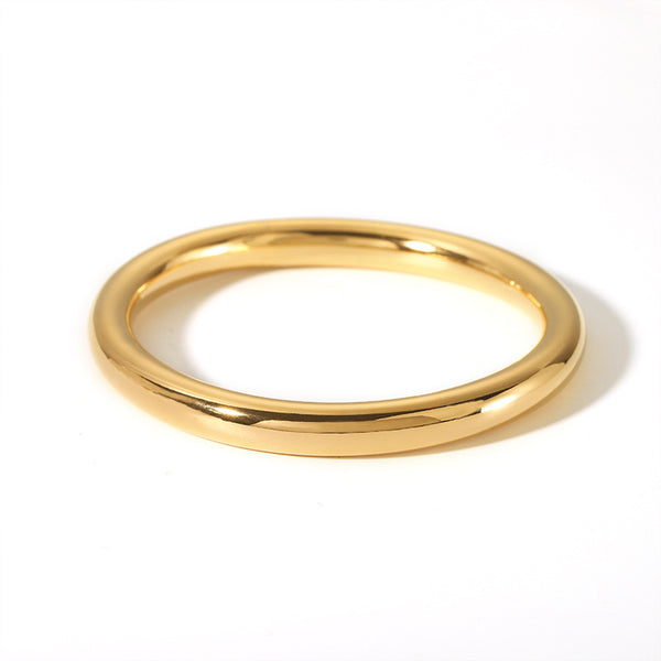 Simple Fashion Ancient Style Simple Bracelet 18K Gold-plated Non-fading Hollow Bracelet