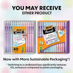 BIC Xtra Smooth Mechanical Pencil with Erasers, 0.7 mm Point, Refillable, 40-Count Pack