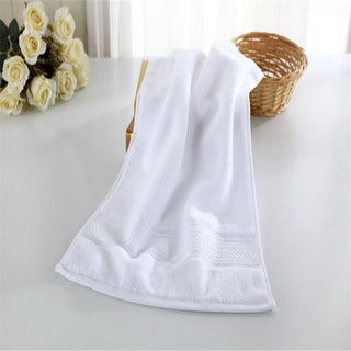 Buy white High quality bathroom cotton towels for home