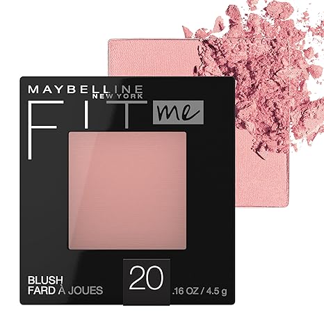 Maybelline Fit Me Blush, Lightweight, Smooth, Blendable, Long-lasting All-Day Face Enhancing Makeup Color