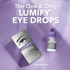 LUMIFY Eye Drops for Red Eyes, Redness Reliever for Brighter Looking Eyes, Works in 1 Minute & Lasts Up to 8 Hours, Eye Drops, 0.08 Fl Oz (2.5 mL)