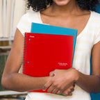 Five Star Spiral Notebook + Study App, 3 Subject, College Ruled Paper, 8-1/2" x 11", 150 Sheets, Fights Ink Bleed, Water Resistant Cover