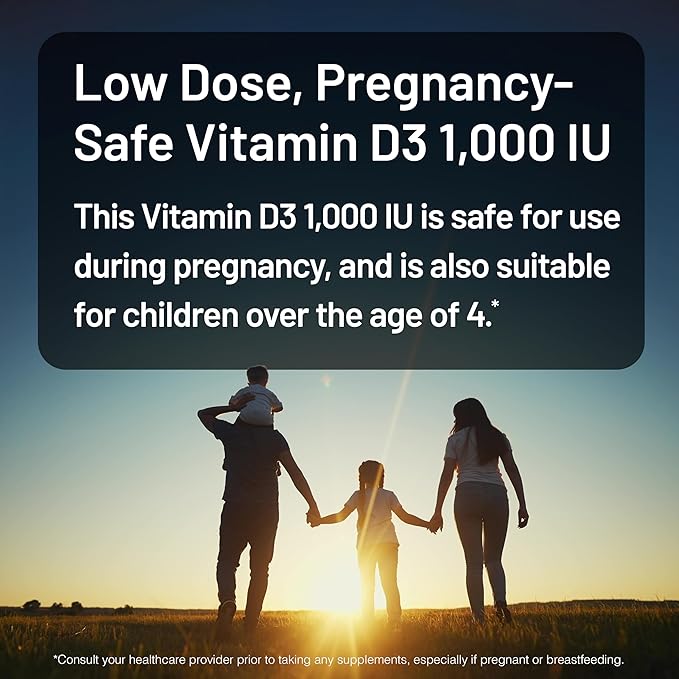 NatureWise Vitamin D3 1000 IU – 1-Year Supply, Immune, Muscle & Bone Support, 360 Mini Softgels
