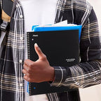 Five Star Spiral Notebook + Study App, 5 Subject, College Ruled Paper, 8-1/2" x 11", 200 Sheets, Fights Ink Bleed, Water Resistant Cover