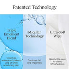 Neutrogena Micellar Makeup Remover Wipes, Alcohol-Free, Twin Pack (2×25 ct)