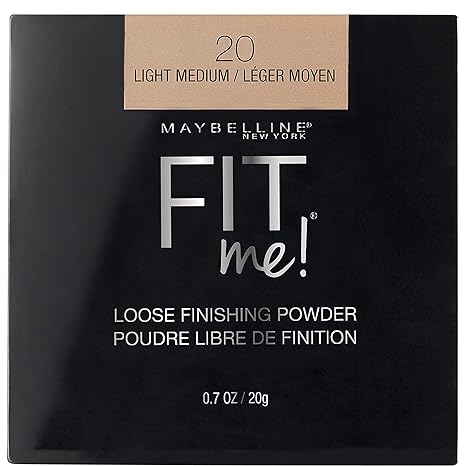Maybelline Fit Me Loose Setting Powder, Face Powder Makeup & Finishing Powder, Light Medium, 1 Count