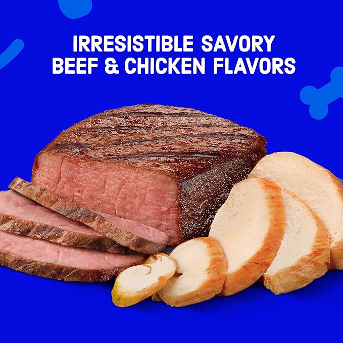 Kibbles 'n Bits Original Dry Dog Food, Savory Beef & Chicken Flavors for Adult Dogs