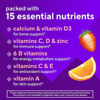 vitafusion GLP-1 Support Multivitamin, Vitamin and Mineral Blend, 15 Essential Nutrients, Citrus Berry Flavor, 90 Count, 45 Day Supply 