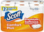 Scott ComfortPlus Toilet Paper, 12 Double Rolls, 231 Sheets per Roll, 1-Ply Toilet Tissue