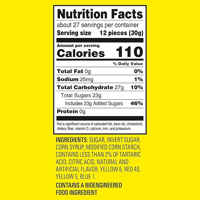 Chewy & Soft Sour Patch Kids, Assorted Fruits, Family Size, 1.8 lb Secondary image