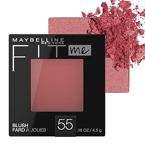 Maybelline Fit Me Blush, Lightweight, Smooth, Blendable, Long-lasting All-Day Face Enhancing Makeup Color