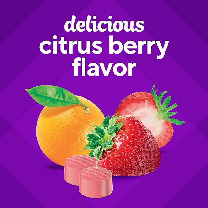 vitafusion GLP-1 Support Multivitamin, Vitamin and Mineral Blend, 15 Essential Nutrients, Citrus Berry Flavor, 90 Count, 45 Day Supply 