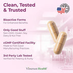 Methylated Multivitamin for Women w/Bioavailable Vitamins, Chelated Minerals, Vitamin D, B12, C, A & Zinc for Energy, Focus and Immune Health – Premium Womens Multivitamins & Multiminerals – 60 Caps