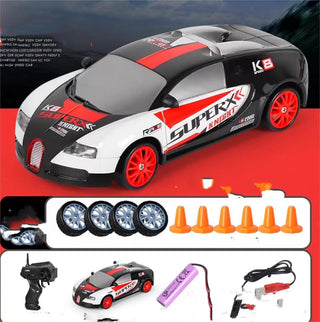 Buy 124-track-gadi 2.4G Drift Rc Car 4WD RC Drift Car Toy Remote Control GTR Model AE86 Vehicle Car RC Racing Car Toy For Children Christmas Gifts