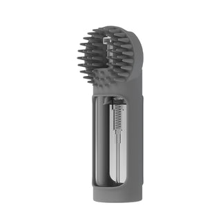 Buy gray Silicone 2-in-1 Multi-Functional Pet Bath Brush