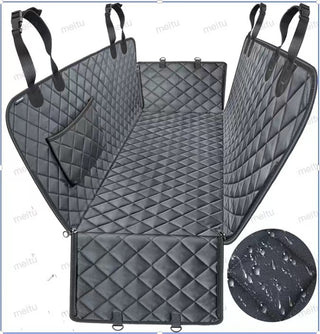 Buy all-black-with-pocket Pet Mat Car Rear Seat Cushion Water And Dirt Resistant Anti-bite