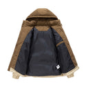 Men's Thick Corduroy Patchwork Winter Jacket