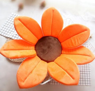 Buy orange Sunflower For Baby Bath, Baby Sunflower Mat