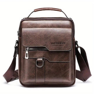 Buy brown Unisex Shoulder Bags, Waist Bags, Men'S Crossbody Bags, Single Shoulder Bags, Casual And Simple Retro Men'S Bags, Fashionable And Trendy Bags, Textured Commuting Bags