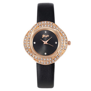 Buy black Women&#39;s Quartz Watch With Diamond Dial