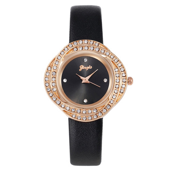 Women's Quartz Watch With Diamond Dial