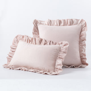 Buy pink Nordic Velvet Lace Throw Pillows With Upholstered Living Room Sofa