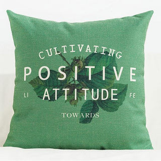 Buy positive-attitude Nordic Throw Pillow Bedside Sofa Cushion