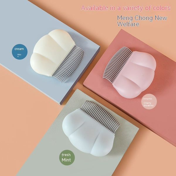 Pet Grooming Comb Comfortable Pet Small Lice Flea Combs Universal Shedding Brush Shell Comb Removes Tangles For Pets