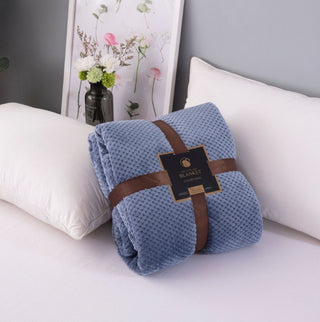 Buy blue Beibeirong mesh pineapple sofa leisure blanket