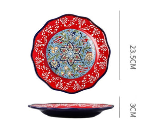 Buy o1 Underglaze Ceramic Tableware Bohemian Household Dishes