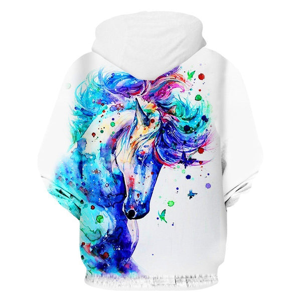 3D Digital Printing Long-Sleeved Sports Sweatshirt