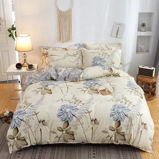 Buy passing-years Cover Set Bed Cotton Quilt Bedsheet Bedding Duvet Fitted