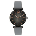 Women's Fashion Gradient Silicone Casual Watch