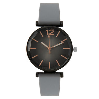 Buy grey Women&#39;s Fashion Gradient Silicone Casual Watch