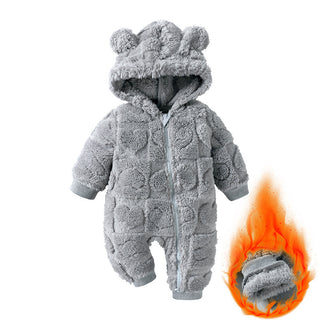 Buy light-gray Infant Autumn And Winter Clothes Jumpsuit