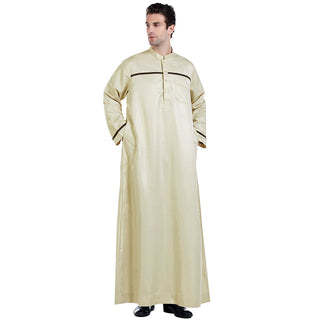 Buy beige Foreign Trade Muslim Arab Middle East Men&#39;s Robe