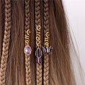 Dreadlocks Combination Headdress Stone Bead Three-piece Set