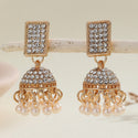 Bohemian Style Heart-shaped Diamond Bell-shaped Earrings