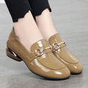 Soft Leather Slip-on Two-way Shoes