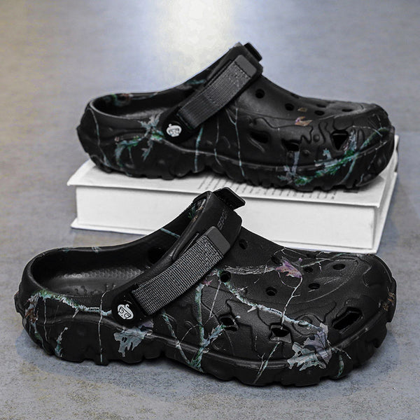 Men's Fashion Plus Size Closed-toe Slippers