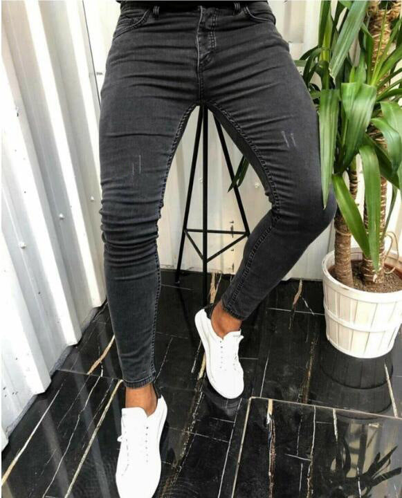 Men's Fashion Simple Stretch Skinny Jeans