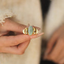 Women's Simple And Versatile Tianhe Stone Fashion Ring