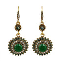 Vintage Ethnic Bohemian Sun Flower Earrings