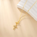 Micro Inlaid Zircon Gold-plated Necklace Female