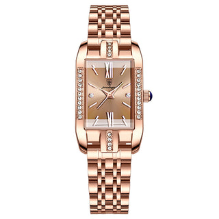 Buy gold-side-steel-belt-style Ladies Waterproof Fashion Quartz Watch