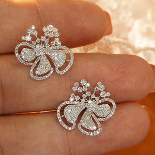 Flower Flower Earrings Female Fashion