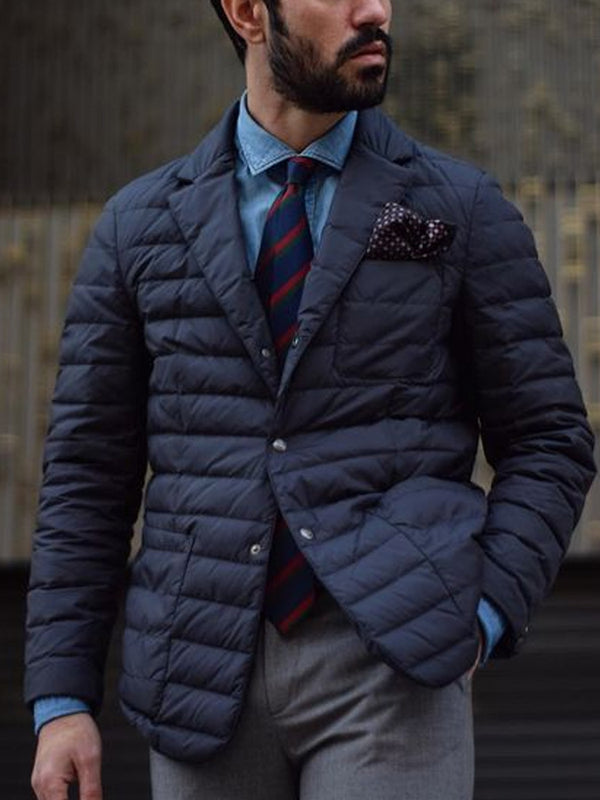 Autumn And Winter New Men's Cotton-quilted Coat